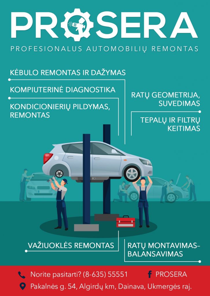 prosera, autoservisas, Ukmergės naujienos