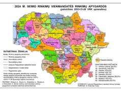 Teismas atmetė Ukmergės rajono skundą dėl VRK pakeistų vienmandačių Seimo rinkimų apygardų ribų