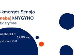 Pristatys Ukmergės Senojo (nebe)Knygyno idėją ir koncepciją