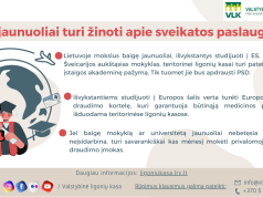 Baigę mokyklą, nepamirškite pasirūpinti sveikatos draudimu