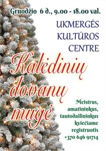 Kalėdinių dovanų mugė @ Ukmergės kultūros centras