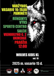 Kikbokso varžybos Wolves kids vol.19 @ Ukmergės sporto centras