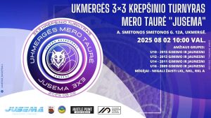Ukmergės 3x3 krepšinio turnyras Mero taurė Jusema
