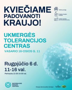 Kviečiame dovanoti kraujo @ Ukmergės tolerancijos centras