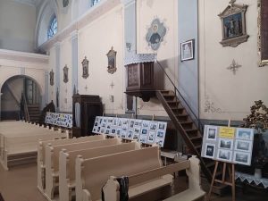 Nijolės Krikštaponienės fotografijų paroda ,,Dievo namai žemėje" @ Taujėnų Švento Kryžiaus Išaukštinimo bažnyčia