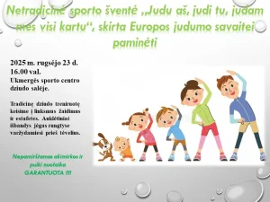 Netradicinė sporto šventė "Judu aš, judi tu, judam mes visi kartu" @ Ukmergės sporto centras