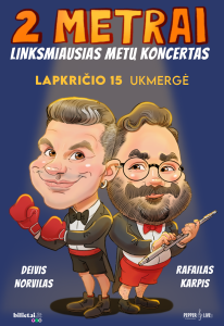 Muzikinis duetas „2 metrai“ @ Ukmergės kultūros centras