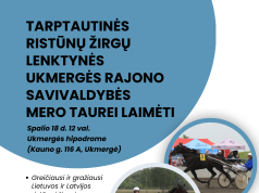 Tarptautinės žirgų ristūnų varžybos Ukmergės Mero taurei laimėti