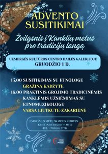 Susitikimas su etnologe Gražina Kadžyte @ Ukmergės kultūros centras