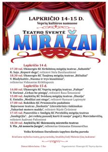 Teatro šventė Miražai @ Veprių kultūros namai