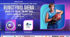 U14 berniukų krepšinio čempionatas: Ukmergės SC Jusema vs Švenčionių SC @ Ukmergės Užupio pagr. mokykla