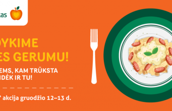 Šį savaitgalį parduotuvėse vyks „Maisto banko“ akcija