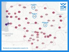 Daug kur Lietuvoje buvo fiksuojamas speigas (labai šalta buvo ir Ukmergėje)