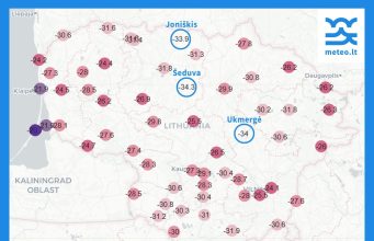 Daug kur Lietuvoje buvo fiksuojamas speigas (labai šalta buvo ir Ukmergėje)