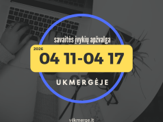Savaitės įvykių apžvalga Ukmergėje (Balandžio 11 – Balandžio 17 d. )