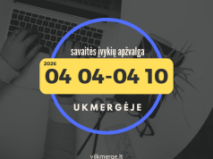 Savaitės įvykių apžvalga Ukmergėje (Balandžio 4 – balandžio 10 d. )