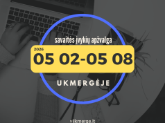 Savaitės įvykių apžvalga Ukmergėje (Gegužės 2 – Gegužės 8 d. )