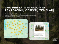 VMU pristato atnaujintą rekreacinių objektų žemėlapį: patogesnis planavimas ir daugiau galimybių lankytojams