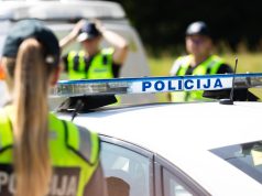 Ukmergėje sustabdyta neblaivi vairuojanti policininkė