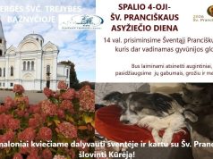 Ukmergėje bus minima Šv. Pranciškaus Asyžiečio diena – į bažnyčią kviečiama atvykti ir su augintiniais