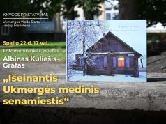 Albinas Kuliešis-Grafas pristatys knygą apie Ukmergės medinį senamiestį