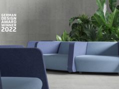 NARBUTAS sukurta minkštasuolių sistema SOFT ROCK pelnė Vokietijos dizaino apdovanojimą „German Design Award 2022“ narbutas