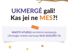 Gegužės 1 dieną Ukmergėje startuos maisto atliekų surinkimo kampanija