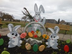 Siesikų miestelis pasipuošė Velykoms