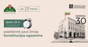 Konstitucijos egzamino komisijos narė: Pamokose svarbu ieškoti Konstitucijos vertybių, to, kas aktualu šiandien