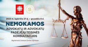 Nemokamos teisinės konsultacijos – Lietuvos advokatūros ir Carito dovana prieš šventes