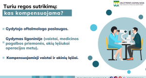 Ligonių kasos akinių lęšius kompensuos visiems ikimokyklinio amžiaus vaikams