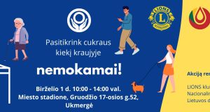 Prasideda NKC diabeto prevencijos akcija: miestų gyventojus kvies nemokamai pasitikrinti gliukozės kiekį