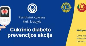 Gyventojai kviečiami atlikti nemokamą kraujo tyrimą cukriniam diabetui nustatyti