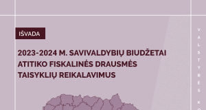 2023–2024 M. SAVIVALDYBIŲ BIUDŽETAI ATITIKO FISKALINĖS DRAUSMĖS TAISYKLIŲ REIKALAVIMUS