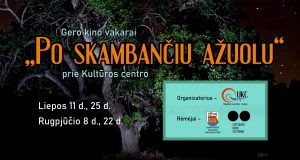 Gero kino vakarai „Po skambančiu ąžuolu“ sugrįžta į Ukmergės kultūros centro kiemą
