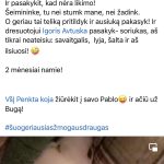 Mikelkeviciute dziaugiais isunintu suniuku