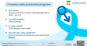Prostatos vėžys – dažniausia vyrų onkologinė liga, bet profilaktiškai pasitikrina tik kas ketvirtas