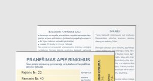 Vyriausioji rinkimų komisija (VRK) informuoja, kad rinkėjams pradedami platinti pranešimai apie spalio 13 d. vyksiančius Seimo rinkimus