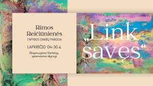 Rimos Reičiūnienės tapybos darbų paroda "Link savęs" @ Vl. Šlaito viešoji biblioteka