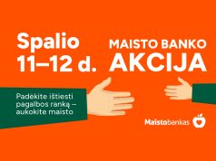Rudeninėje „Maisto banko“ akcijoje dalyvaujančios organizacijos