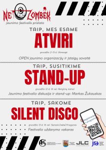Festivalis "Nezombėk'24". Festivalio uždarymo vakaras SILENT DISCO @ Ukmergės senasis (nebe) Knygynas