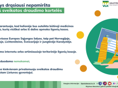 Ligonių kasos: keliaukite su Europos sveikatos draudimo kortele ir būkite saugūs