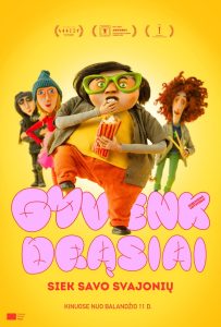 Animacinis filmas Gyvenk drąsiai @ Ukmergės kultūros centras