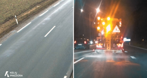 Kelininkai įspėja vairuotojus: artėja lijundra ir plikledis