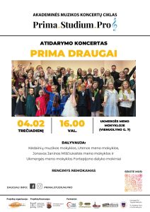 Atidarymo koncertas Prima draugai @ Ukmergės meno mokykla