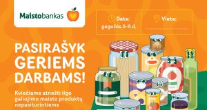 Mokyklos jungiasi prie gerumo bangos: gegužę startuos mokyklų „Maisto banko“ akcija