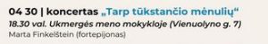 Koncertas "Tarp tūkstančio mėnulių" @ Ukmergės meno mokykla