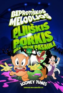 Animacinis kino filmas „Beprotiškos melodijos. Pliuškis ir Porkis gelbėja pasaulį“ @ Ukmergės kultūros centras