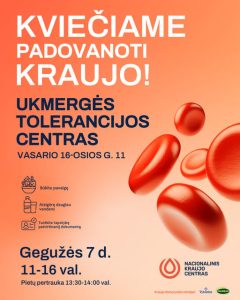 Kraujo donorystės akcija @ Ukmergės tolerancijos centras