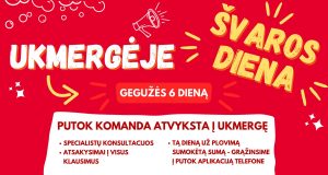Gegužės 6 dieną PUTOK komanda atvyksta į UKMERGĘ!